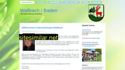 wallbach-baden.de alternative sites