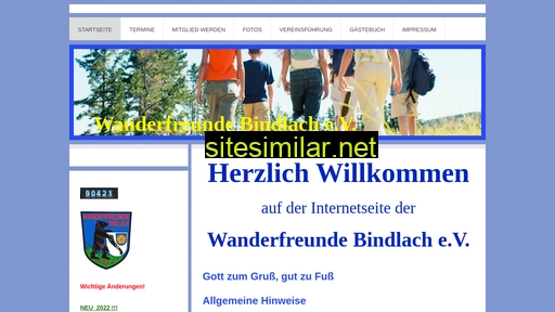 Wanderfreunde-bindlach similar sites