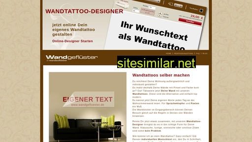 Wandtattoo-designer similar sites