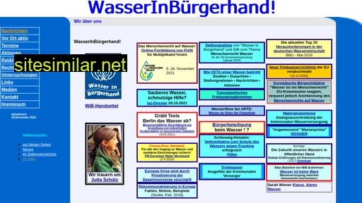 wasser-in-buergerhand.de alternative sites