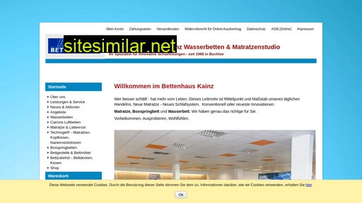 wasserbetten-kainz.de alternative sites