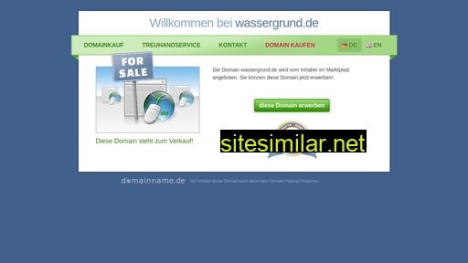wassergrund.de alternative sites