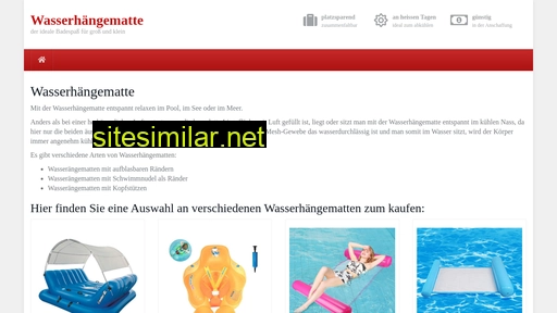 wasserhaengematte.de alternative sites