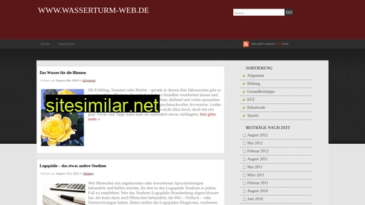 wasserturm-web.de alternative sites