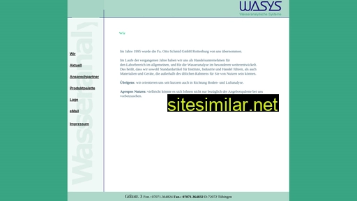 wasys.de alternative sites