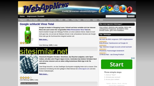 Webapp-news similar sites