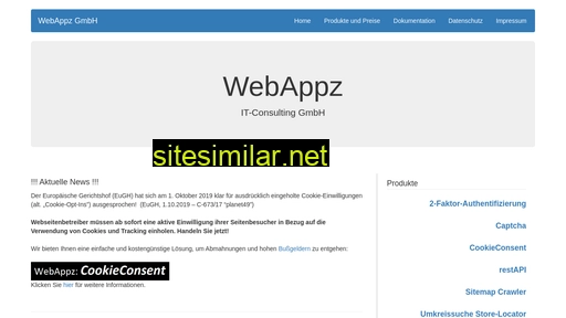 webappz.de alternative sites