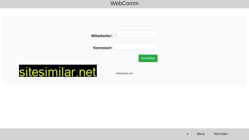 webcom.rheinbahn.de alternative sites