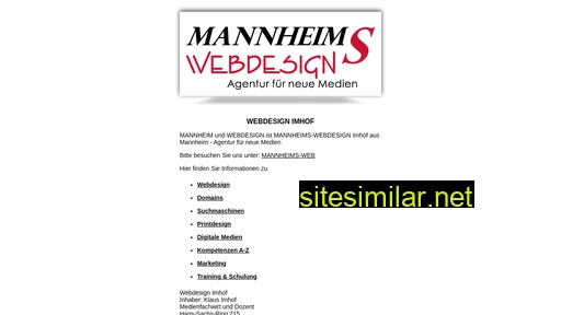 webdesign-imhof.de alternative sites