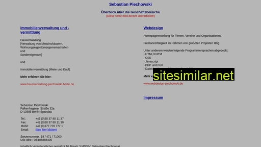 webdesign-piechowski.de alternative sites