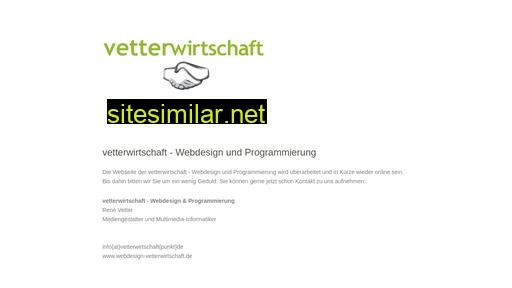 webdesign-vetterwirtschaft.de alternative sites