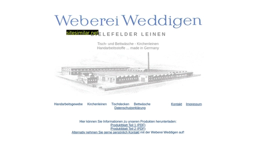 Weberei-weddigen similar sites