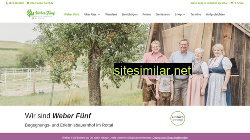 weber-fuenf.de alternative sites