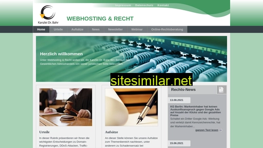 Webhosting-und-recht similar sites