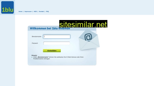webmail.1blu.de alternative sites