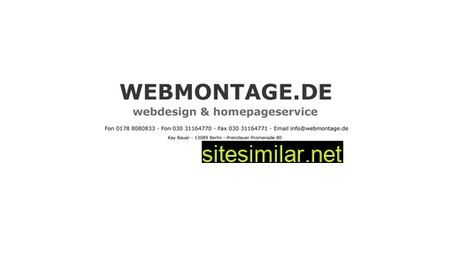 webmontage.de alternative sites