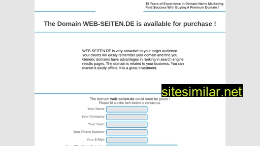 web-seiten.de alternative sites