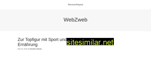 web-zweb.de alternative sites