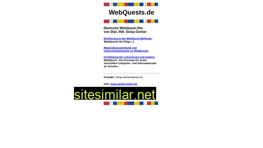Webquests similar sites