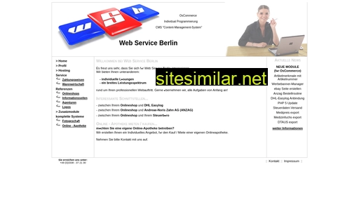 Webserviceberlin similar sites