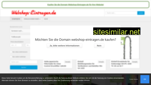 webshop-eintragen.de alternative sites