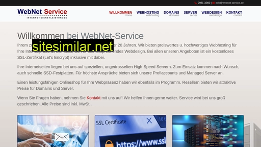 Webspacenet similar sites
