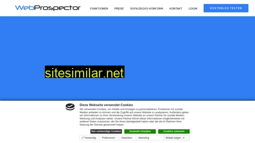 Webprospector similar sites