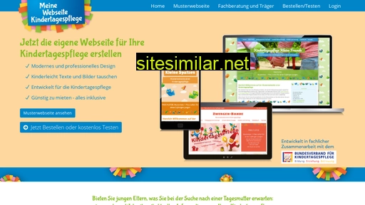 Webseite-kindertagespflege similar sites