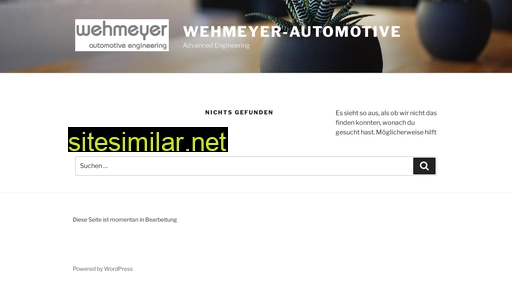 wehmeyer-automotive.de alternative sites