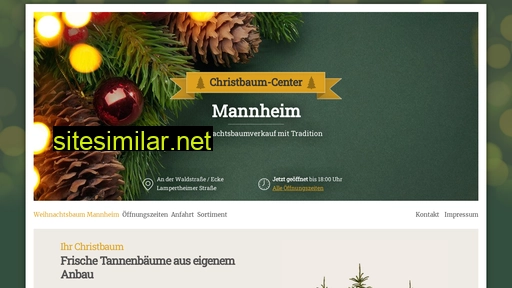 Weihnachtsbaum-mannheim similar sites