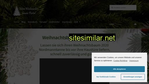 weihnachtsbaum-online-versand.de alternative sites
