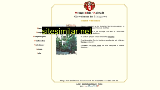 weingut-klein-kallstadt.de alternative sites