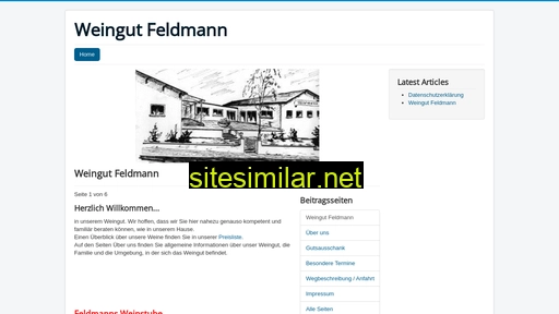 weingutfeldmann.de alternative sites