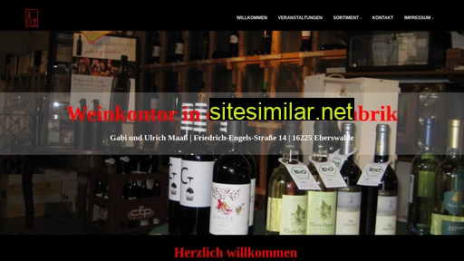 Weinkontor-maass similar sites