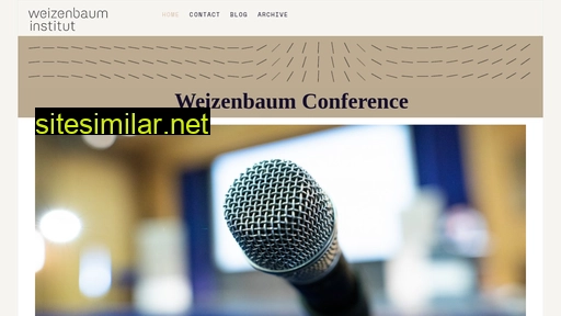 weizenbaum-conference.de alternative sites