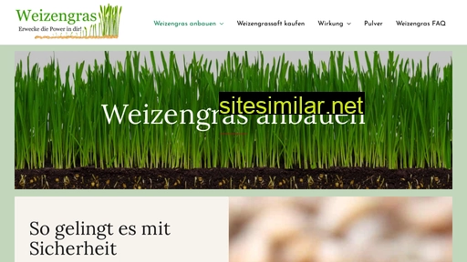 Weizengras-anbauen similar sites