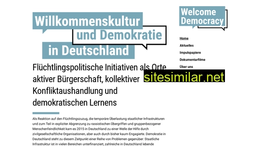 welcome-democracy.de alternative sites