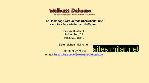 wellnessdahoam.de alternative sites