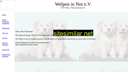 welpen-in-not-bonn.de alternative sites