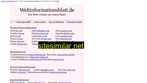 weltinformationsblatt.de alternative sites