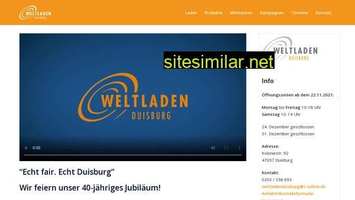 Weltladen-duisburg similar sites