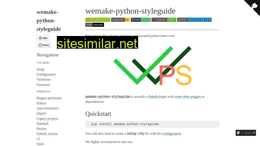 Wemake-python-stylegui similar sites