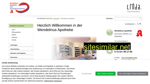 wendelinus-apotheke.de alternative sites