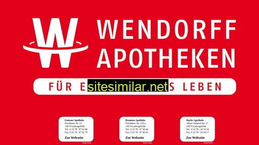 wendorff-apotheken.de alternative sites