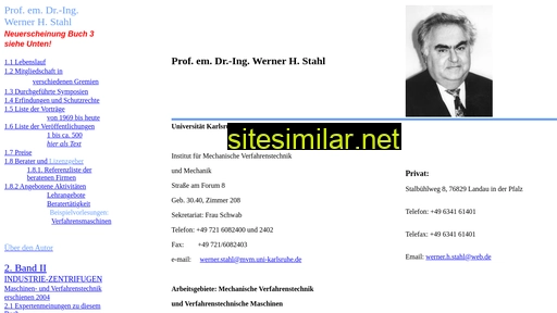 werner-stahl.de alternative sites