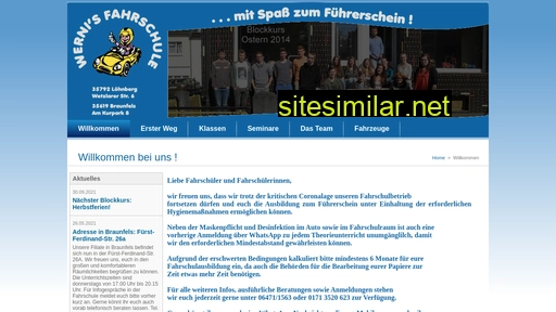 wernisfahrschule.de alternative sites