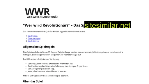 wer-wird-revolutionaer.de alternative sites