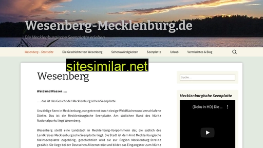 wesenberg-mecklenburg.de alternative sites