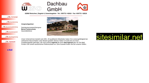 Weso-dachbau similar sites