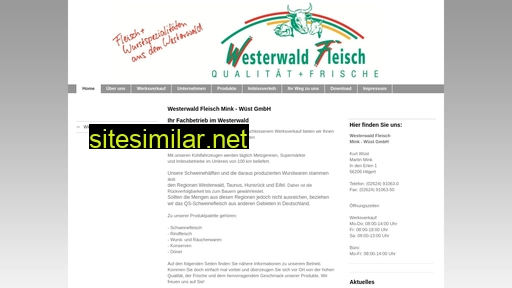 westerwald-fleisch.de alternative sites